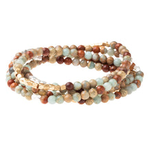 Load image into Gallery viewer, Aqua Terra (Stone of Peace) Necklace/Bracelet
