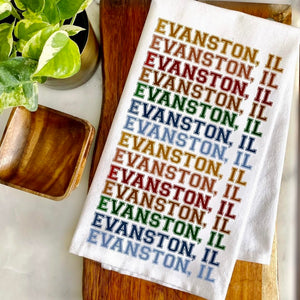 Evanston Tea Towel