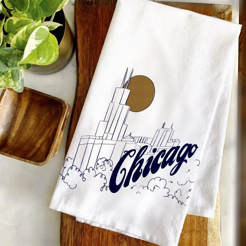 Chicago Tea Towel