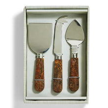Load image into Gallery viewer, Bark Handle Cheese Knives Set
